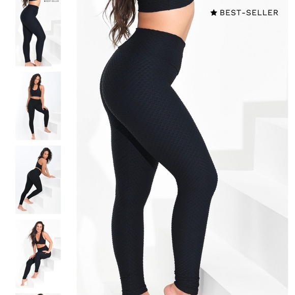 Booty by Brabants Pants - Booty by Brabants Black Croco Leggings